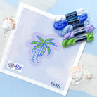 Palm Tree Ornament - KC Needlepoint