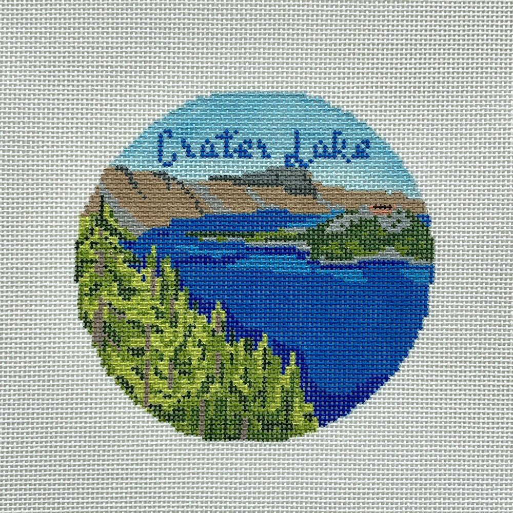 Crater Lake Canvas - KC Needlepoint