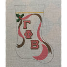 Gamma Phi Beta Moon Mini Sock Canvas - KC Needlepoint