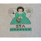 Zeta Tau Alpha Mini Angel Canvas - KC Needlepoint