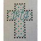 Zeta Tau Alpha Cross Canvas - KC Needlepoint