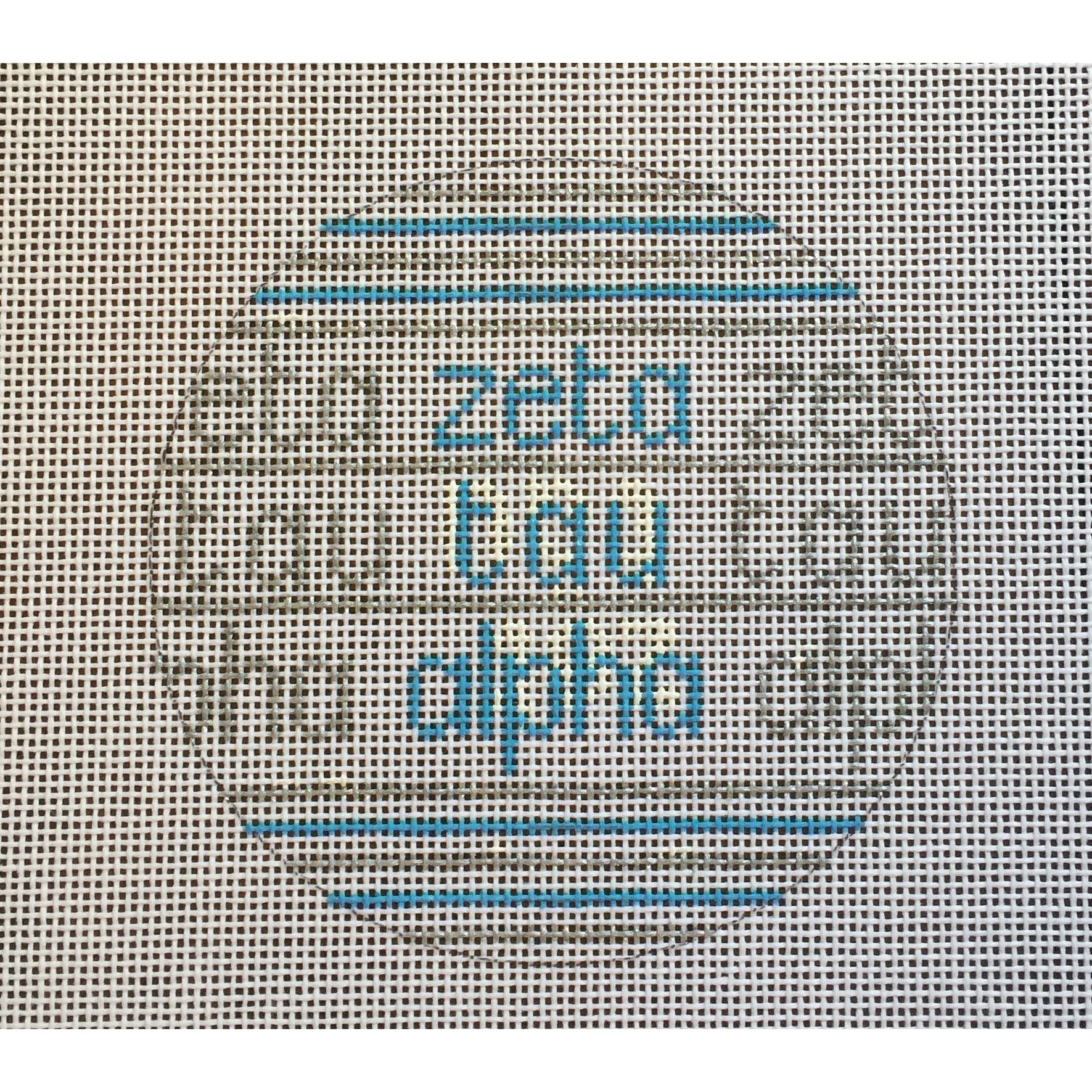 Zeta Tau Alpha Ball Canvas - KC Needlepoint