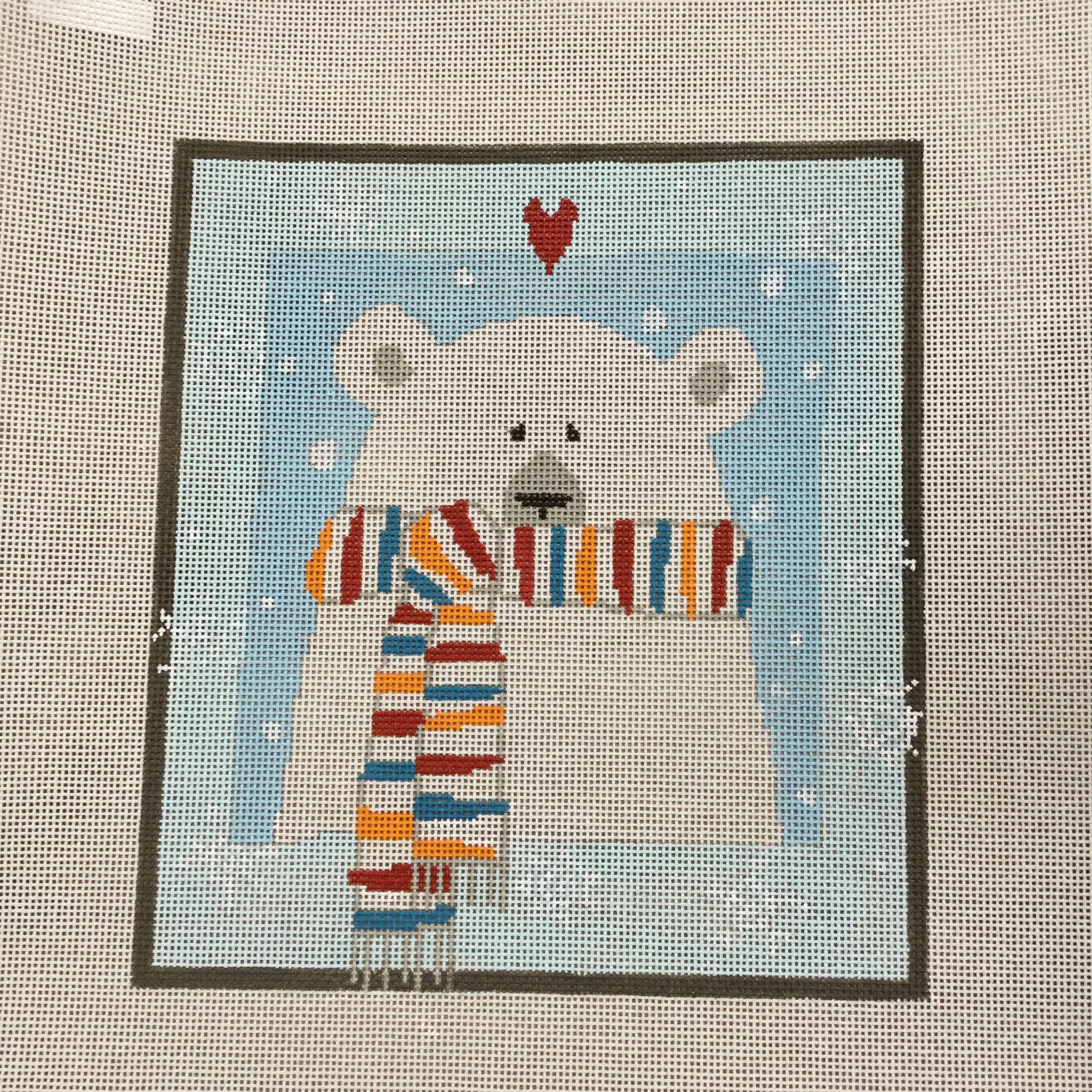 Pippin Polar Bear - KC Needlepoint