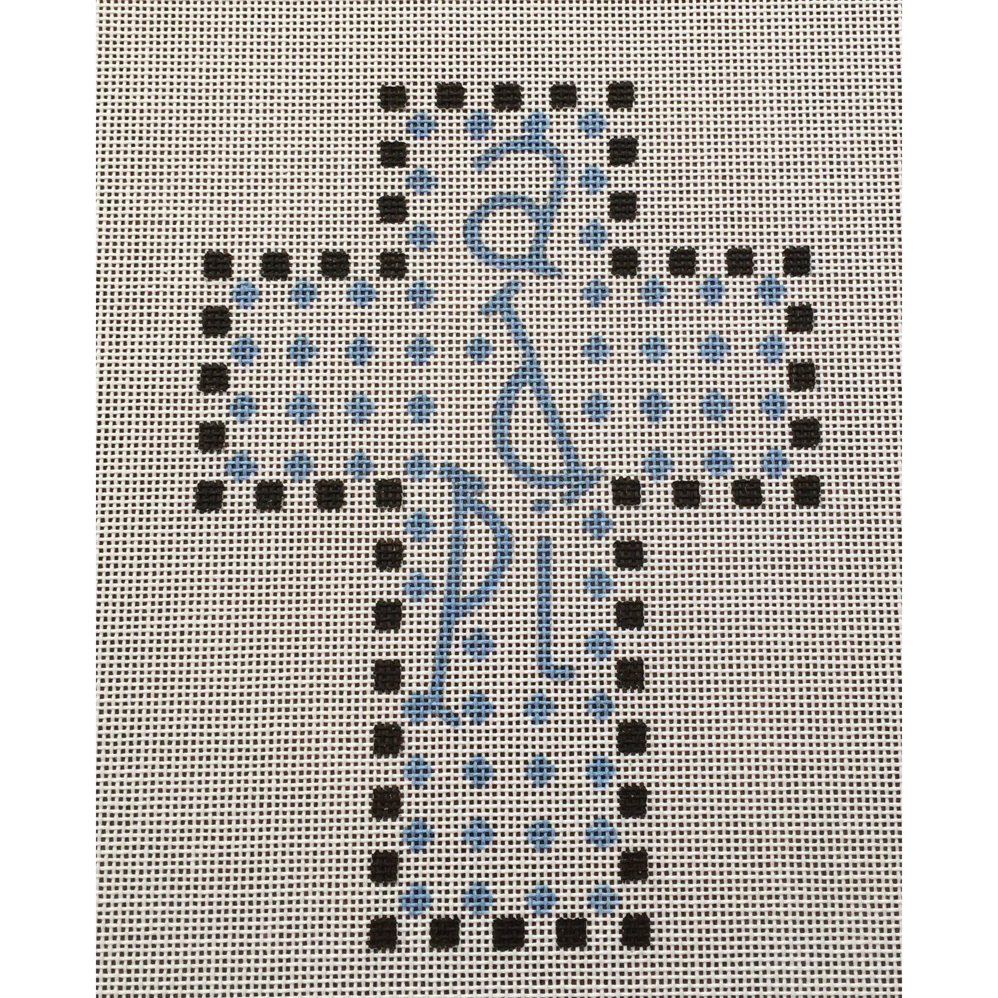 Alpha Delta Pi Cross Canvas - KC Needlepoint