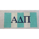 Alpha Delta Pi with Stripes Canvas - KC Needlepoint