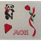 Alpha Omicron Pi Frame Canvas - KC Needlepoint