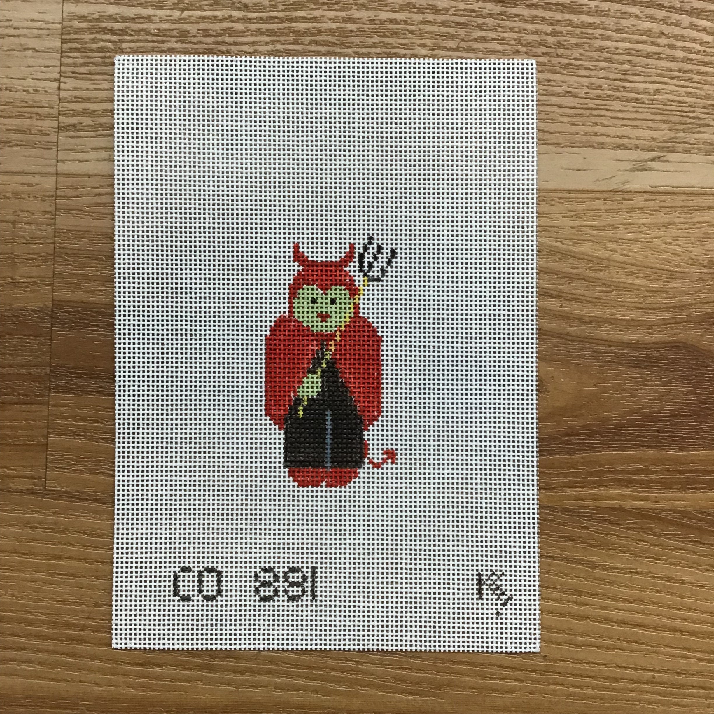 Tiny Devil Canvas - KC Needlepoint