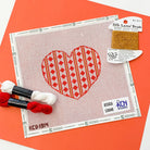 Heart with Diamonds Kit - KC Needlepoint