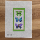 Butterfly Eyeglass Case Canvas - KC Needlepoint