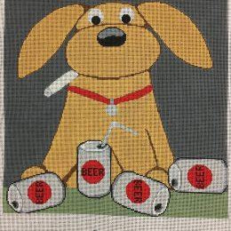 Bad Dog Canvas - KC Needlepoint