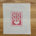 XOXO Stamp Canvas - KC Needlepoint