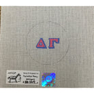 Delta Gamma Round Canvas - KC Needlepoint