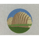 Kauffman Center 4 1/2" Round Canvas - KC Needlepoint