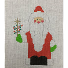 Holly Jolly Santa Canvas - KC Needlepoint