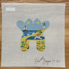 Mini Beach Frog Canvas - needlepoint