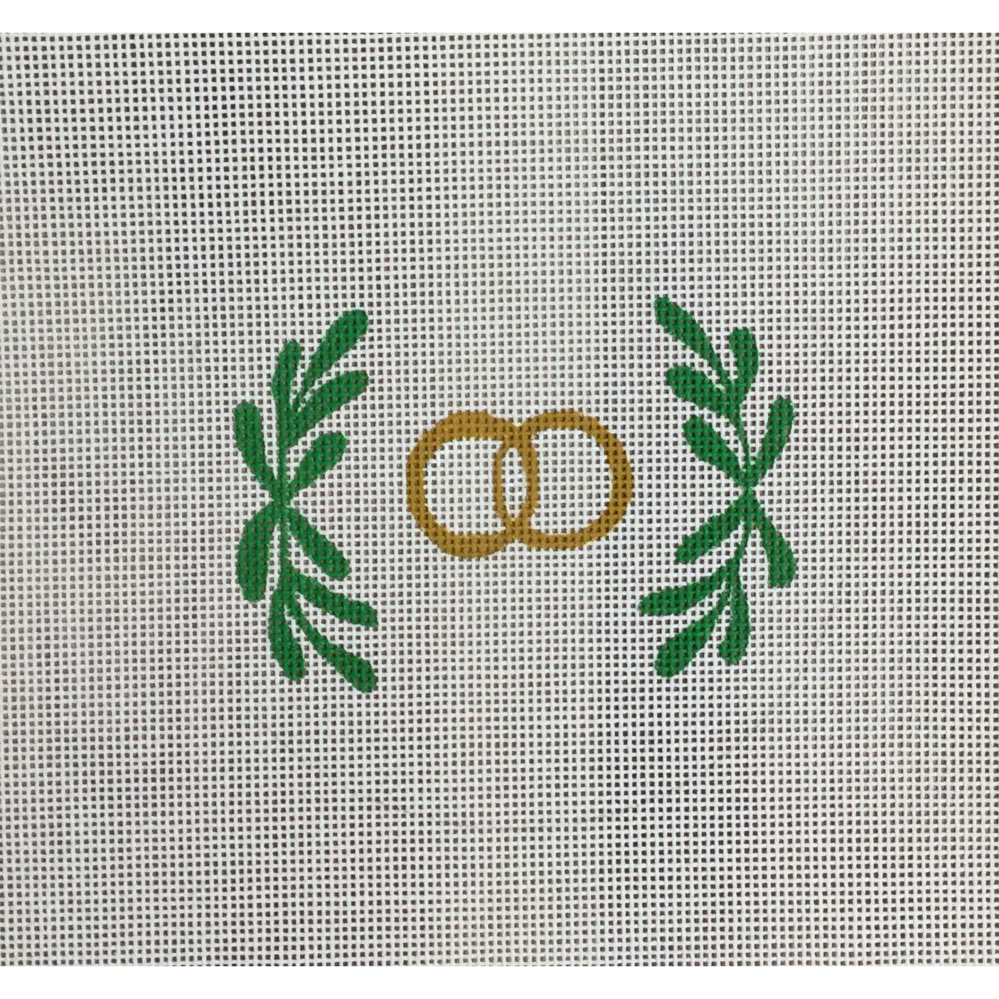 Wedding Ring Canvas - KC Needlepoint