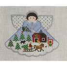 Tree Farm Angel Canvas - KC Needlepoint