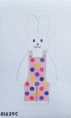 Polka Dot Bunny - KC Needlepoint