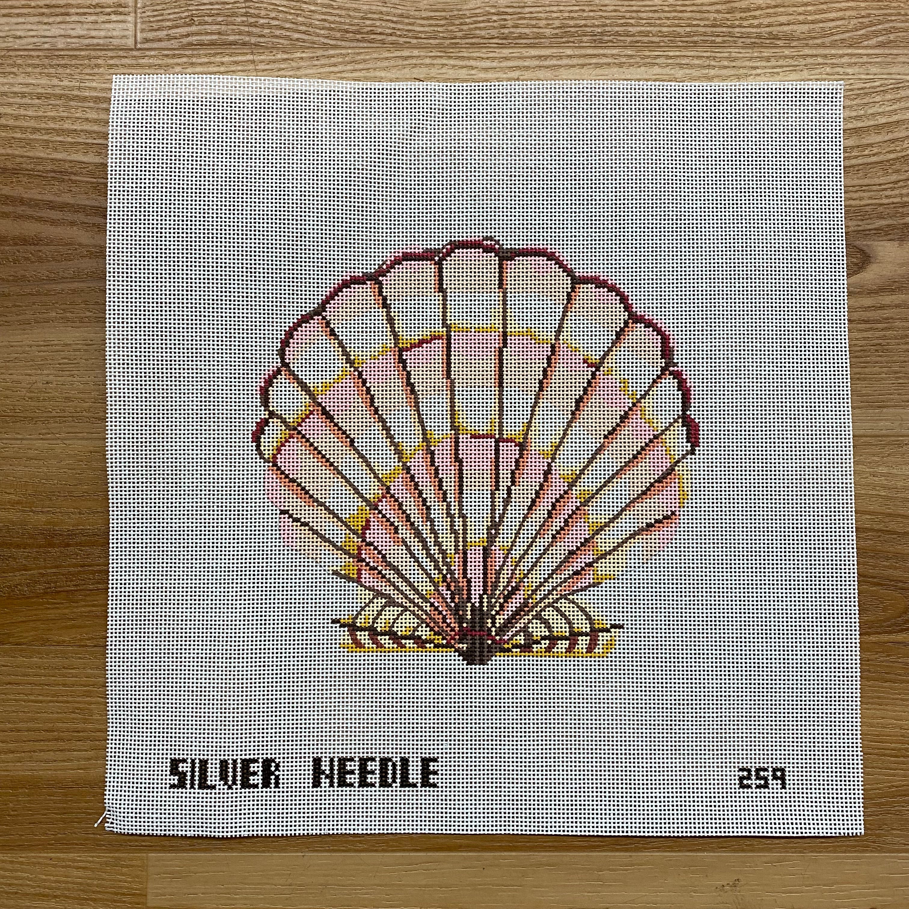 Scallop Shell Canvas - KC Needlepoint