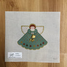 Fall Leaf Angel Canvas - KC Needlepoint