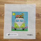 Micro Bus Bee Happy Canvas - KC Needlepoint