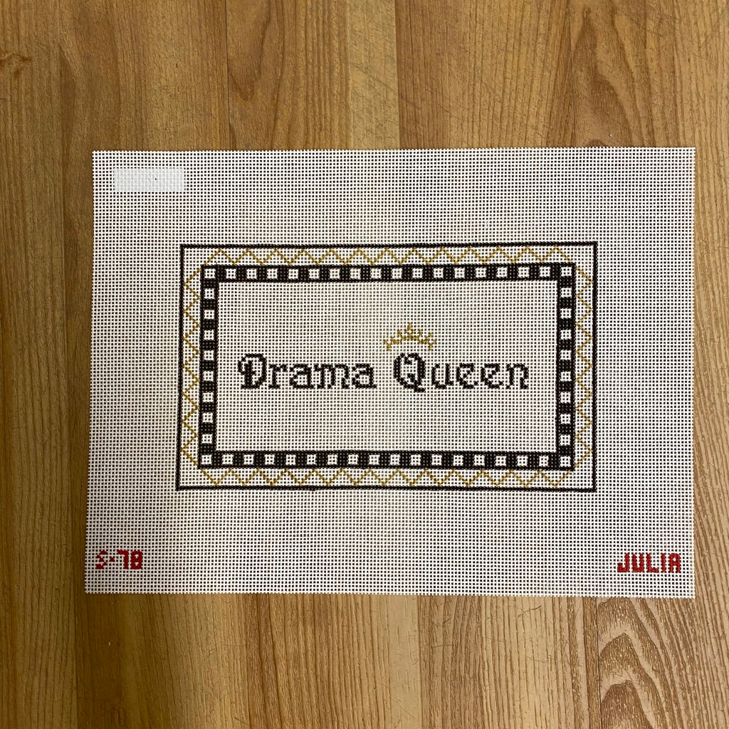 Drama Queen Canvas - KC Needlepoint