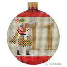 11 Pipers Needlepoint Canvas - KC Needlepoint