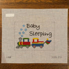 Choo Choo Baby Sleeping Canvas - KC Needlepoint