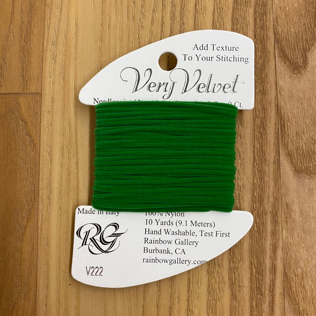 Very Velvet V222 Green - KC Needlepoint