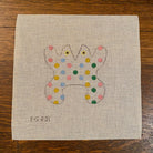 Polka Dot Frog Canvas - KC Needlepoint