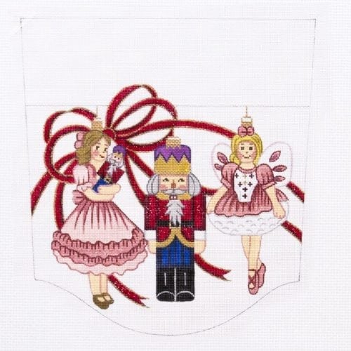 Nutcracker Stocking Cuff Canvas - KC Needlepoint