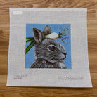 Scallion Bunny Needlepoint Canvas - needlepoint