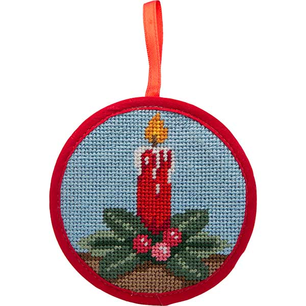 Round Ornament Needlepoint Kits - KC Needlepoint