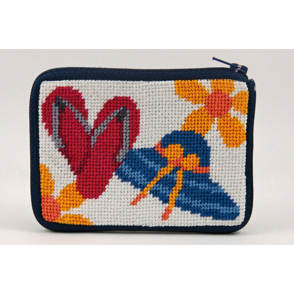 Beach Accessories Coin Purse Kit - KC Needlepoint