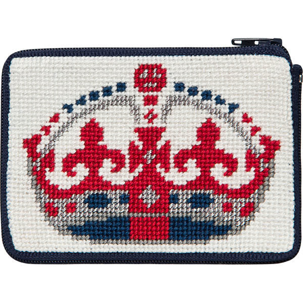 English Crown Coin Purse Kit - KC Needlepoint