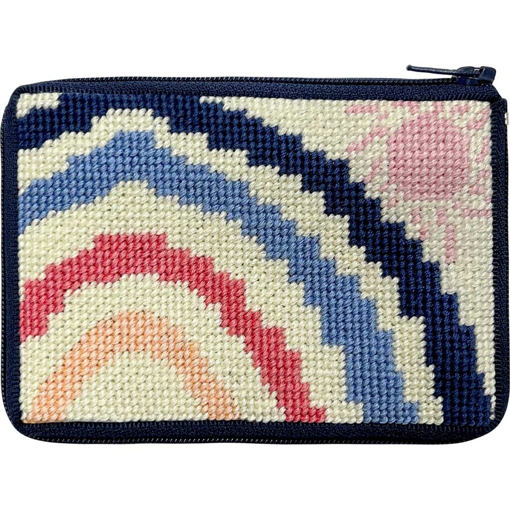 Rainbow Coin Purse Kit - KC Needlepoint