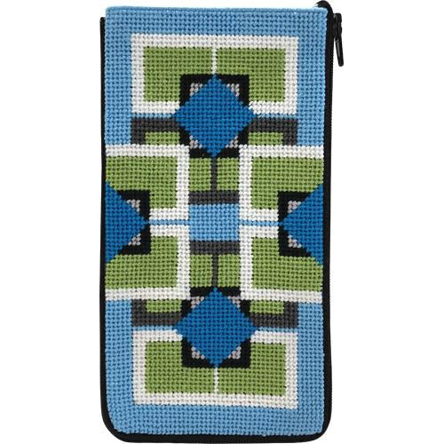 FLW Imperial Hotel Eyeglass Case Kit - KC Needlepoint