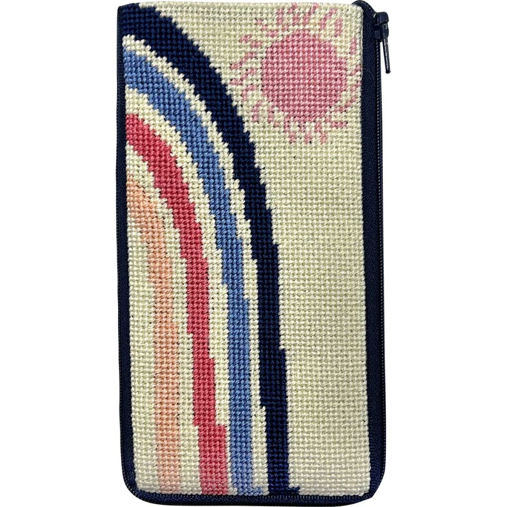 Rainbow Eyeglass Case Kit - KC Needlepoint