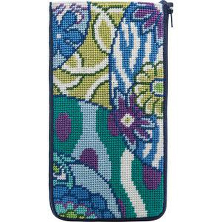 Imari Eyeglass Case Kit - KC Needlepoint