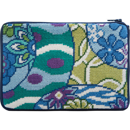 Imari Abstract Purse Kit - KC Needlepoint