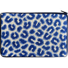 Navy Leopard Cosmetic Purse Kit - KC Needlepoint