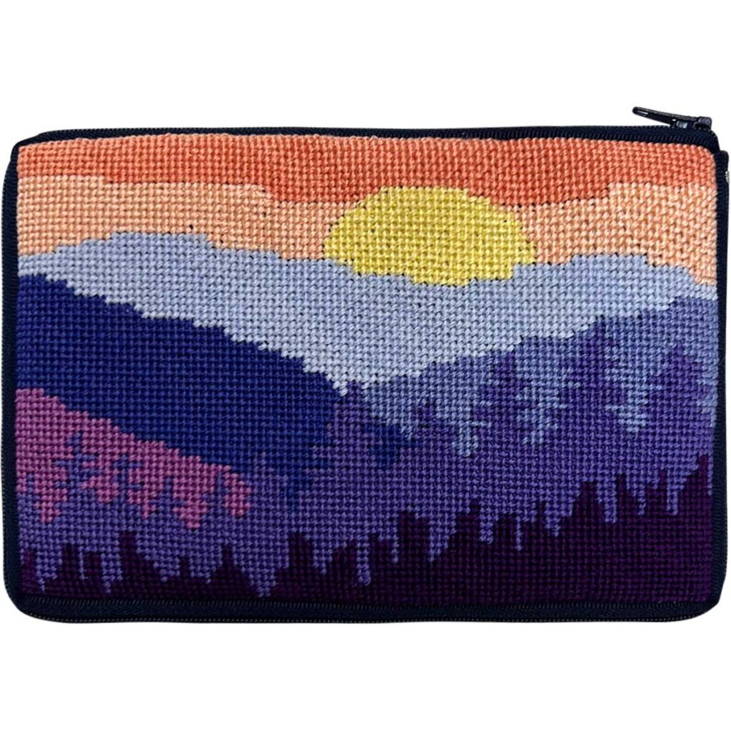 Mountain Scene Purse Kit - KC Needlepoint