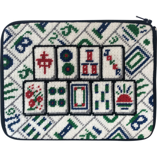 Mah Jongg Tiles Purse Kit - KC Needlepoint