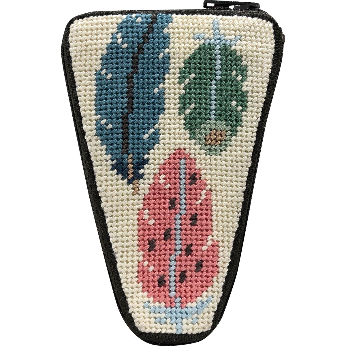 Feathers Scissor Case Kit - KC Needlepoint