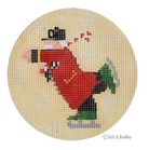 The Brigadier Round Canvas - KC Needlepoint