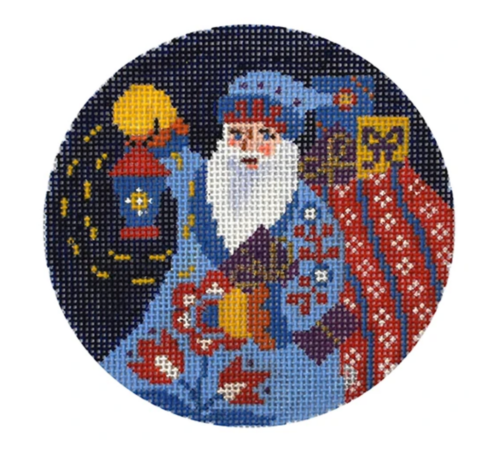 Stitch Guide - Santa Clothesline Ornament