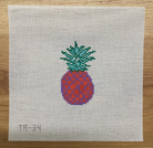 Pineapple Needlepoint Canvas - KC Needlepoint