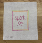 Spark Joy Needlepoint Canvas - KC Needlepoint