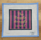 The Muggle Struggle Is Real Needlepoint Canvas - KC Needlepoint