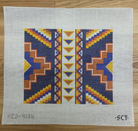 Southwest Clutch Canvas - needlepoint